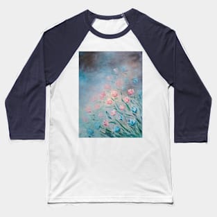 Flowers Abstract Delicate Elegance Finesse Grace Beauty Baseball T-Shirt